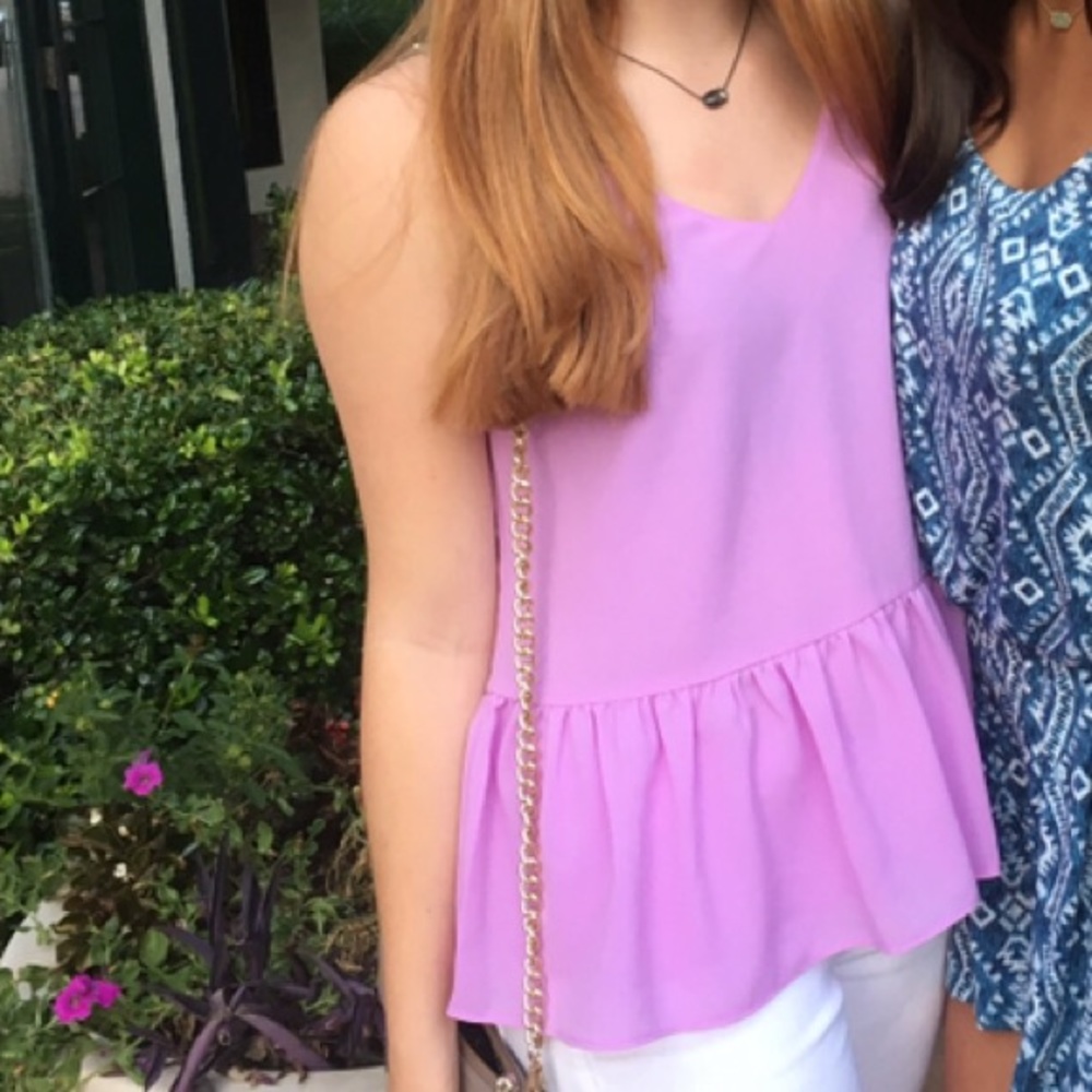 Purple tank top
